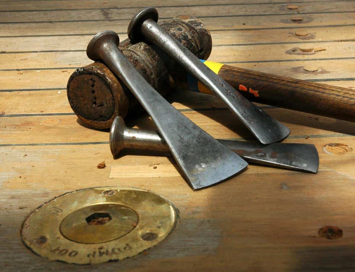 caulking irons for Halcyon restoration