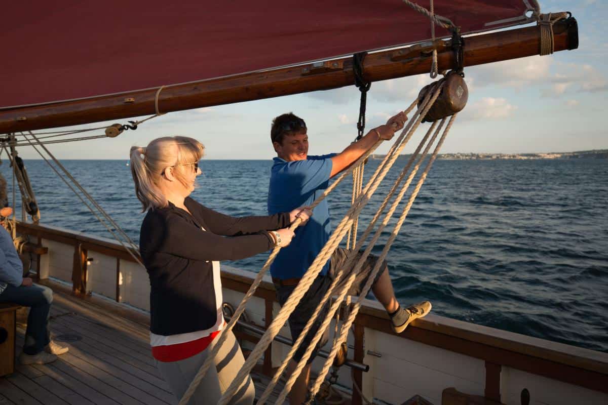 Sailing on Pilgrim with Classic Sailing