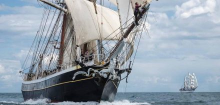 Morgenster is a two masted Tall Ship