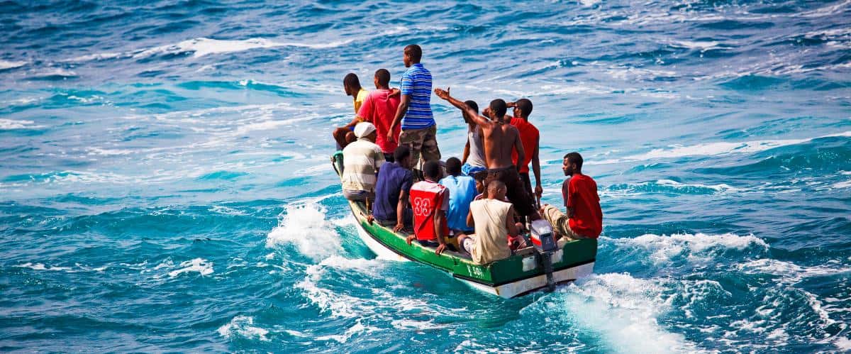 local boats in Cape Verde