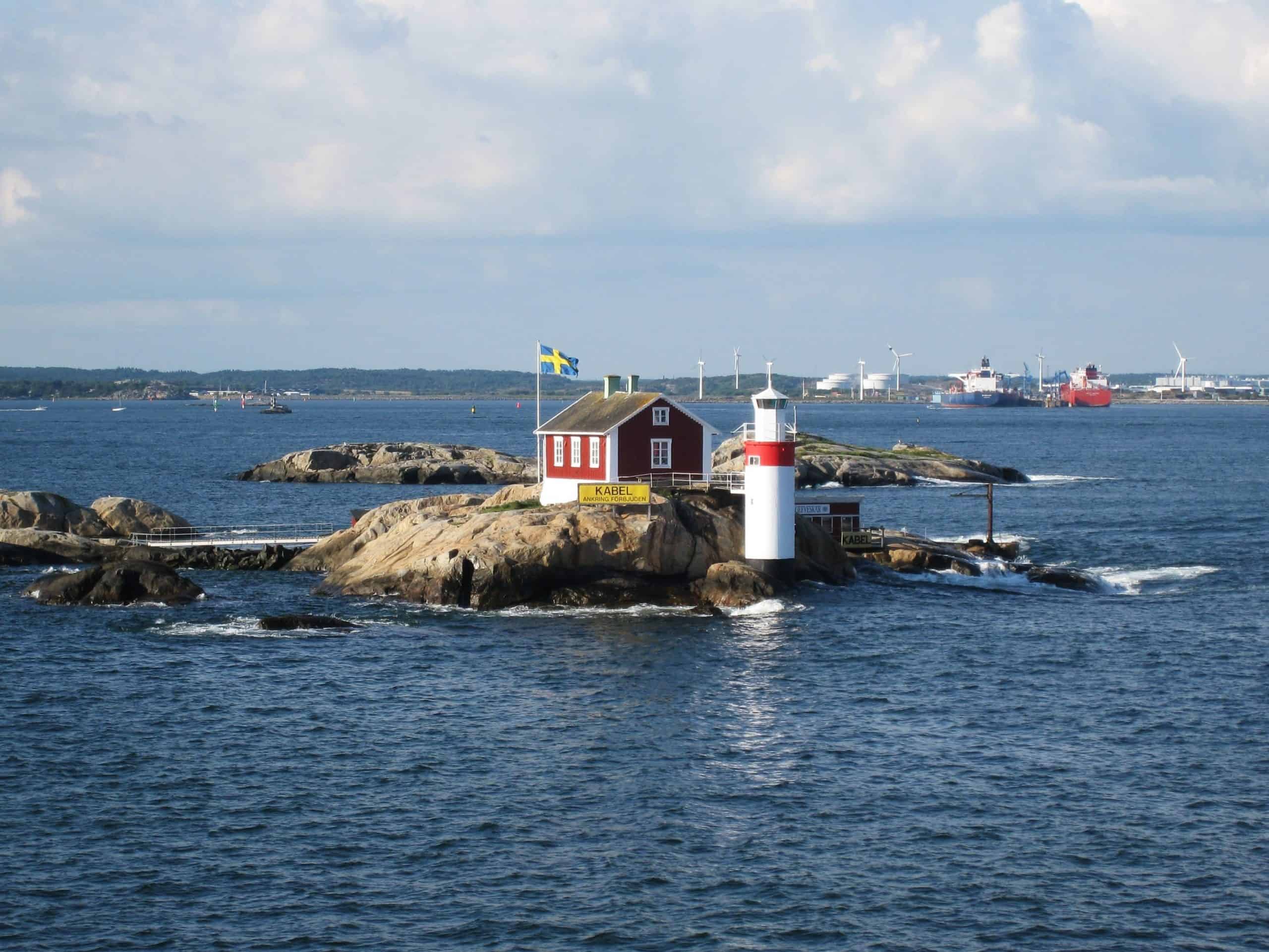 Calm seas surround Gothenburg