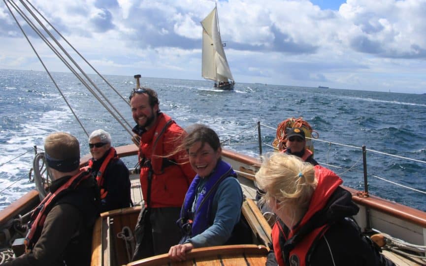 Learning to sail on classic boats like Pegasus