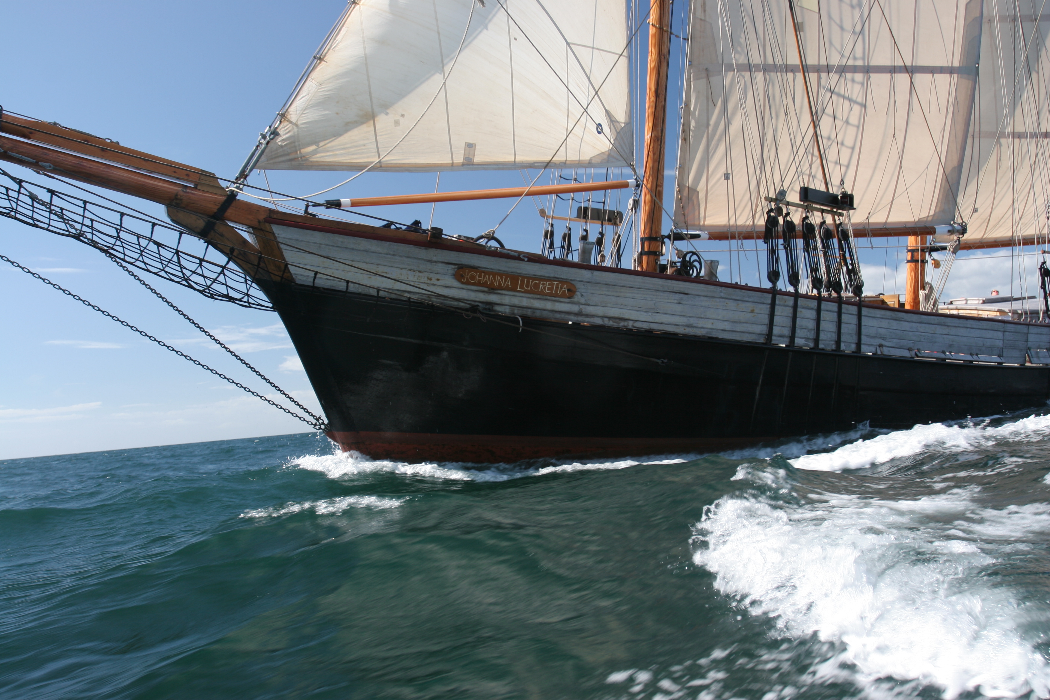 Wooden topsail schooner Johanna Lucretia