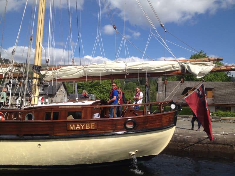 The Caledonian Canal by Sailing Ship - Classic Sailing