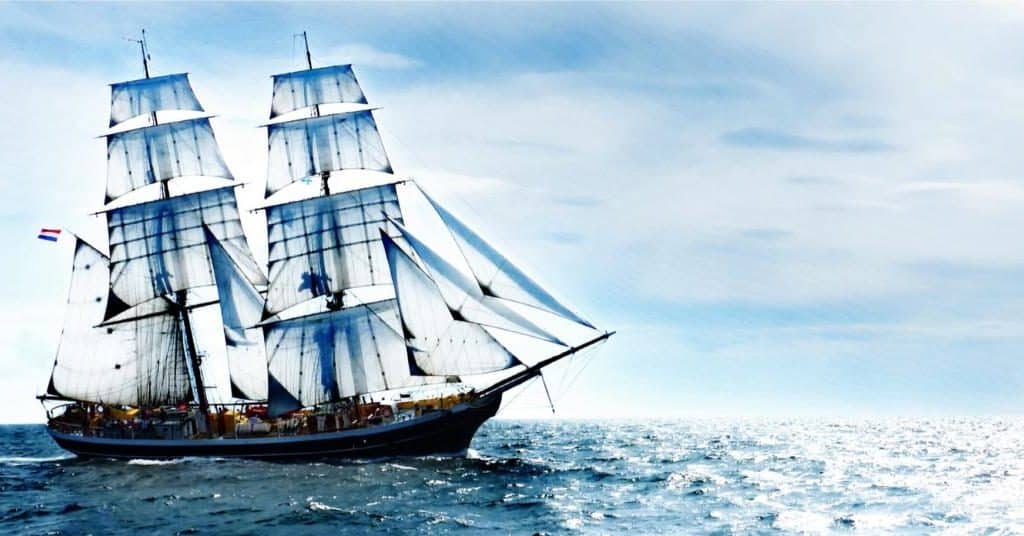 Tall Ship Sailing on Morgenster with Classic Sailing