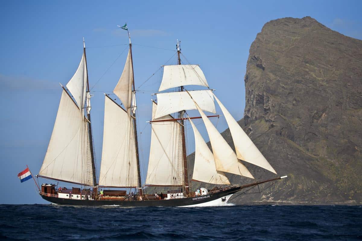 Tall ship holidays in Cape Verde on Oosterschelde