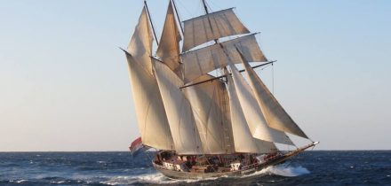 under full sail - dutch tall ship Oosterschelde