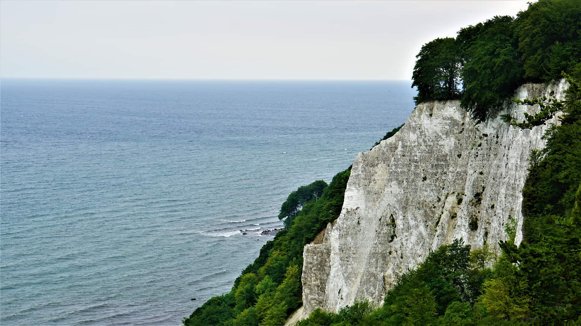 white cliff coastline near Sassnitz