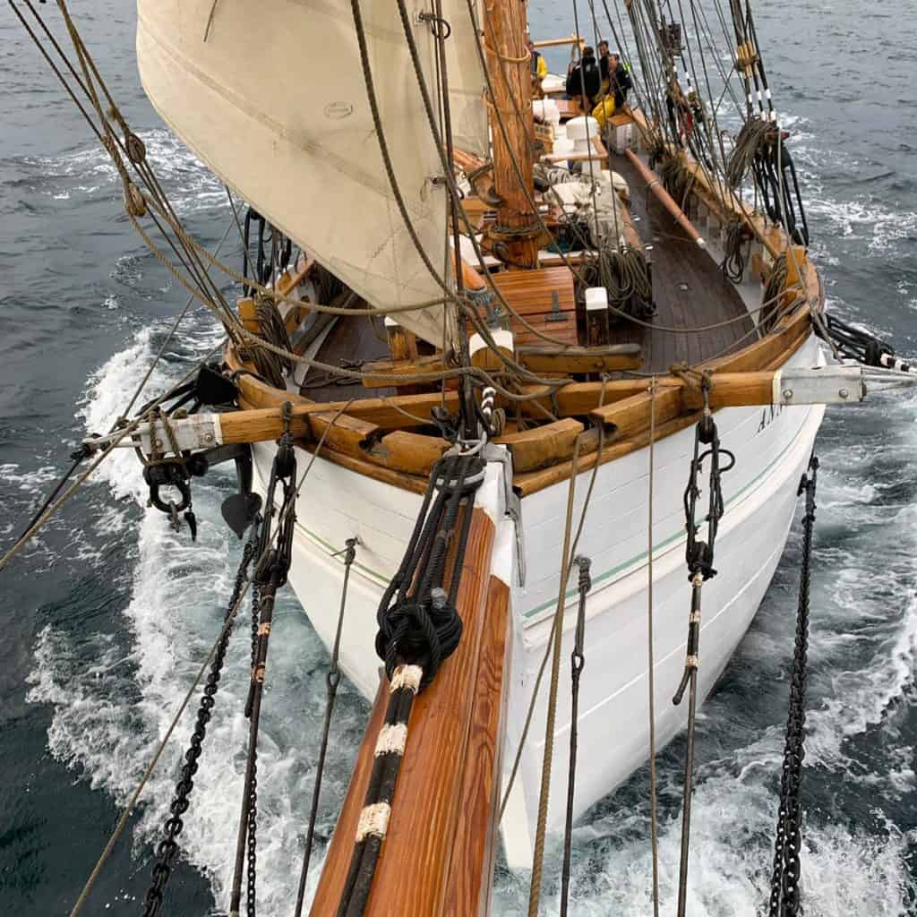 A new tall ship to be based in Cornwall - Anny of Charlestown offers short breaks and can be booked through Classic Sailing