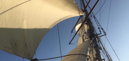 Sailing holidays on Anny of Charlestown – book a sailing break via Classic Sailing