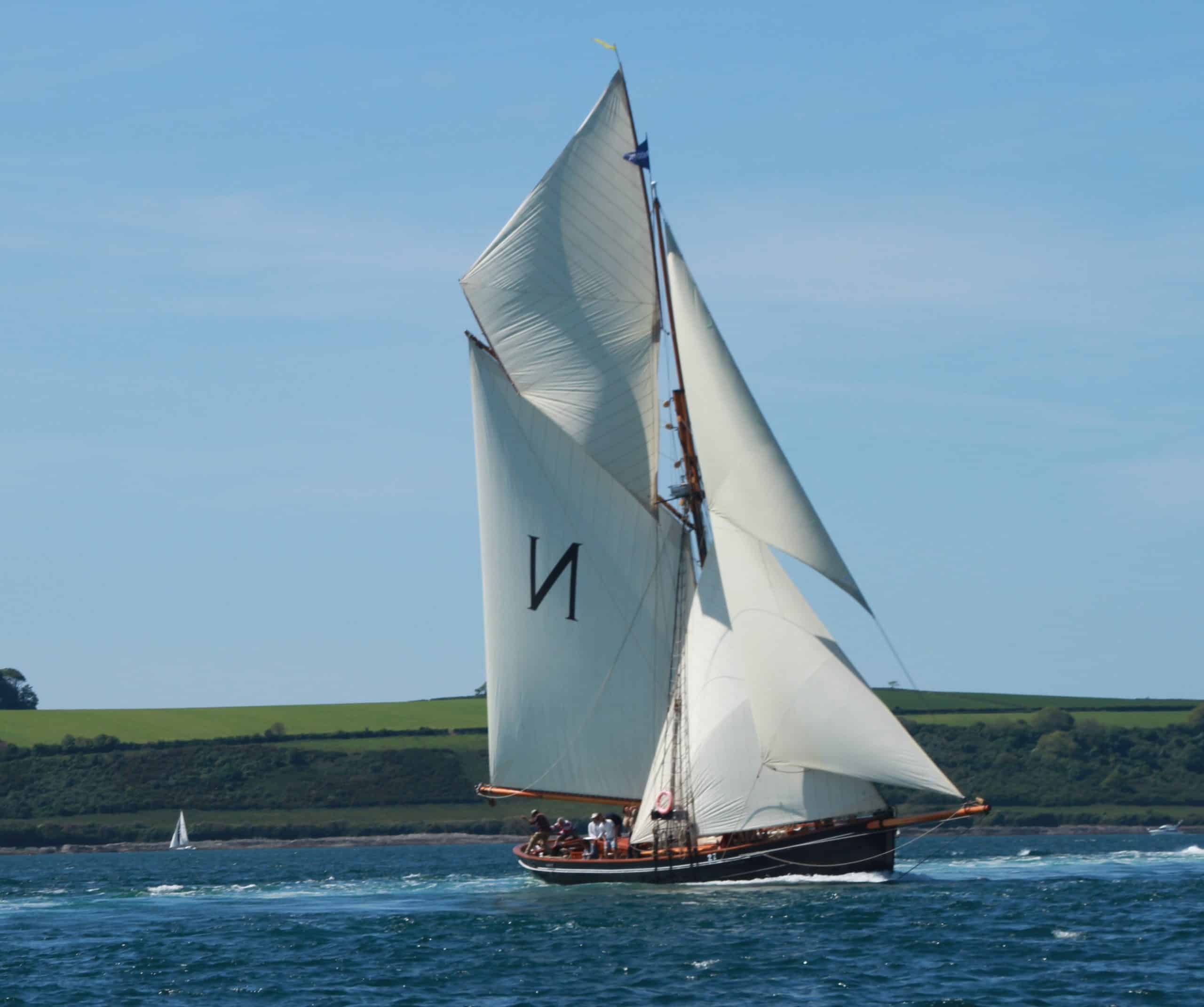 mascotte - original bristol channel pilot cutter with classic sailing