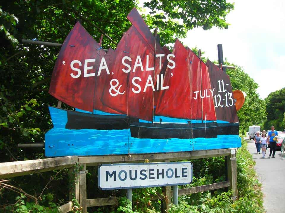 Mousehole Sea Salts and sail
