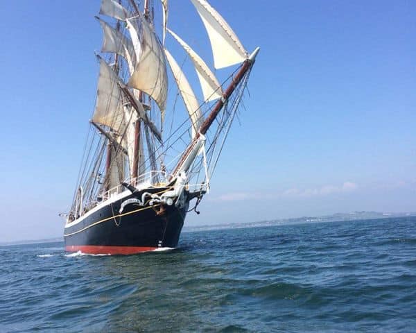 Ocean Voyage on Tall Ship Sailing Morgenster with Classic Sailing
