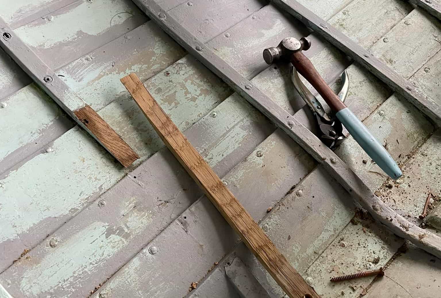 repairing clinker steamed timbers