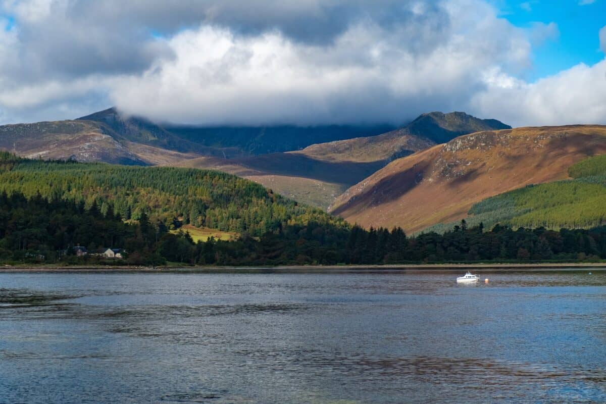 Isle of Arran. Sail there with Classic Sailing