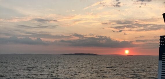 Sunset over Orkney