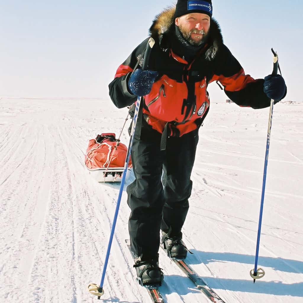 Polar Explorer Jim McNeill on Resolute Bay, training for an Arctic Expedition