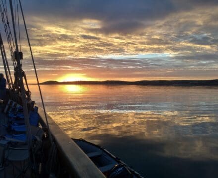 Sunset and sunrises with Classic Sailing