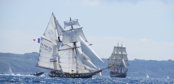 Brest Festival of the Sea and Douarnenez - sail in the Bay with thousands of wooden ships