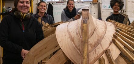 Womens boat building Workshop for women - introduction to woodwork