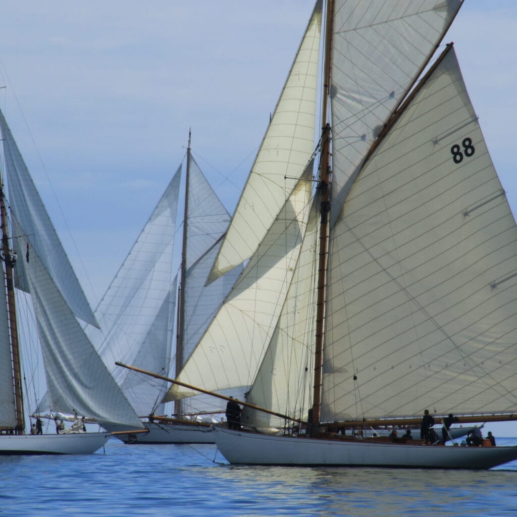 See classic yachts like Adix and Mariquita racing from local pilot cutter Tallulah. Day Sail from St Mawes
